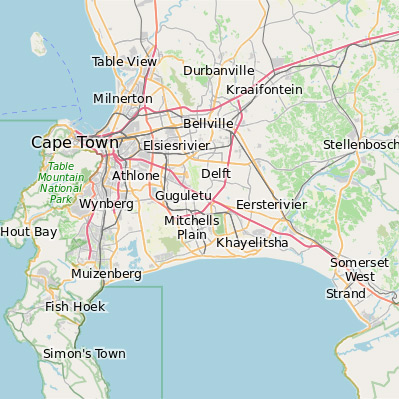 cape town map