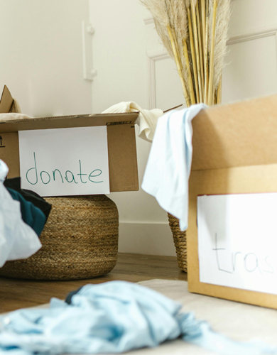 Home charity and waste removal